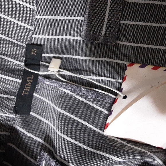 THML Anthropologie women stripped dray short XS casual beach vacation retro Y2K - Picture 5 of 6